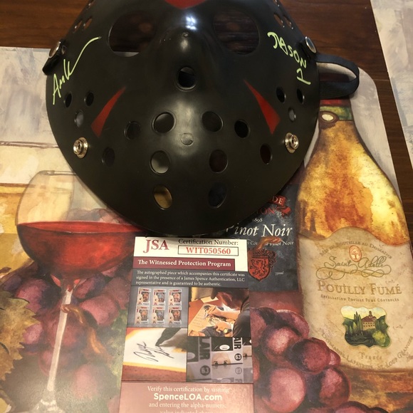 Ari Lehman Jason Mask Friday The 13th AUTOGRAPH✍🏼 - Picture 2 of 6